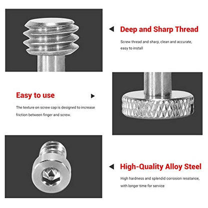 Camera Screw Set,26 Pcs Screw Set for Camera Accessories - Grip Support Store