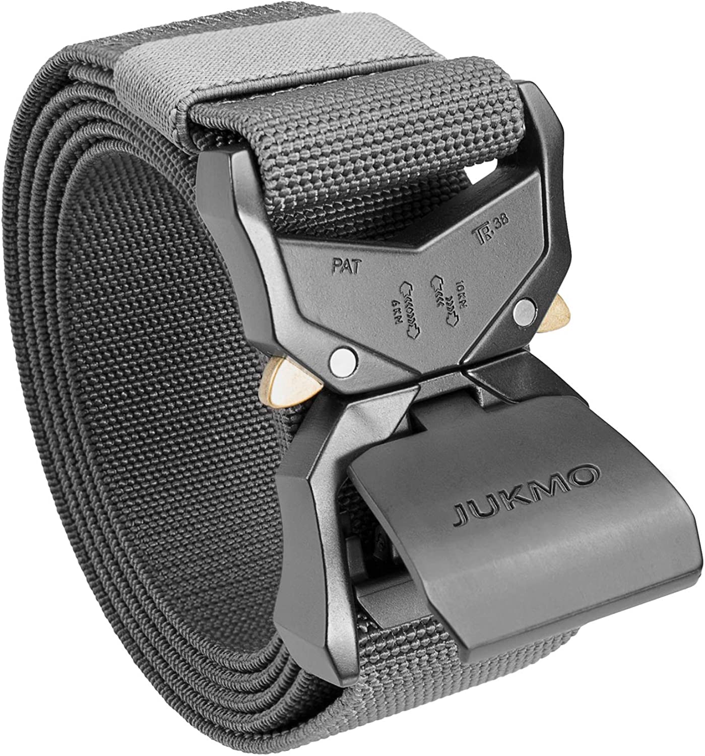Tactical Rigger Belt,  1.5" Nylon Web Work Belt with Heavy Duty Quick Release Buckle - Grip Support Store