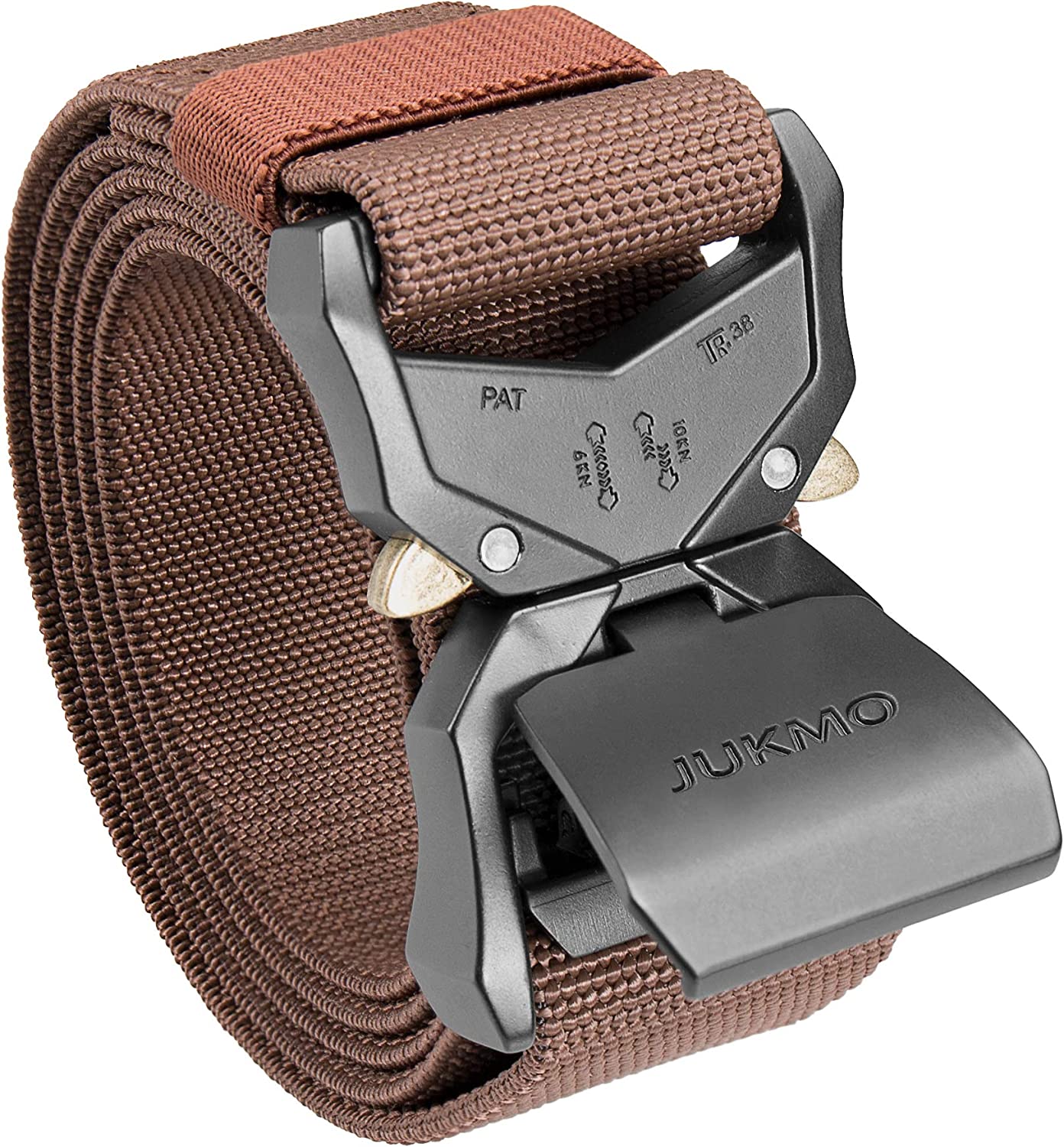 Tactical Rigger Belt,  1.5" Nylon Web Work Belt with Heavy Duty Quick Release Buckle - Grip Support Store