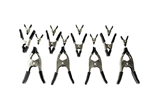 Spring Clamps 16 Piece Set of Grip Clips - Grip Support Store