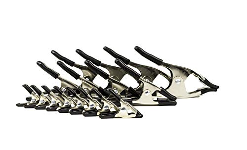 Spring Clamps 16 Piece Set of Grip Clips - Grip Support Store