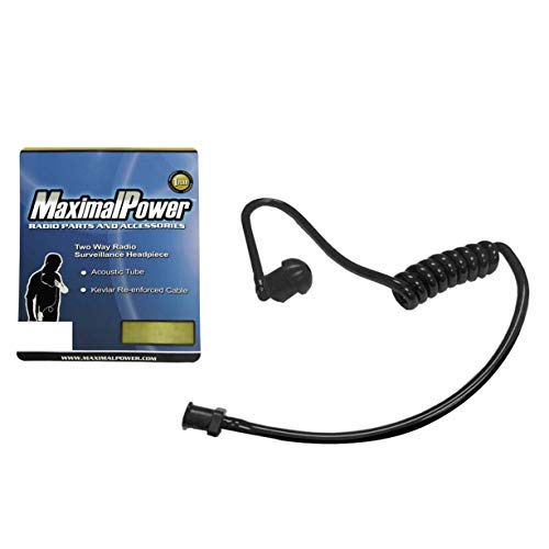 Black Earpiece Acoustic Tube - Grip Support Store