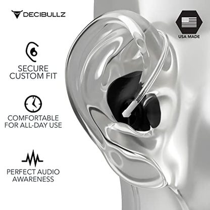 Custom Molded Thermo-Fit Earpieces Designed for Clear Acoustic Tube Radios (Awareness) - Grip Support Store