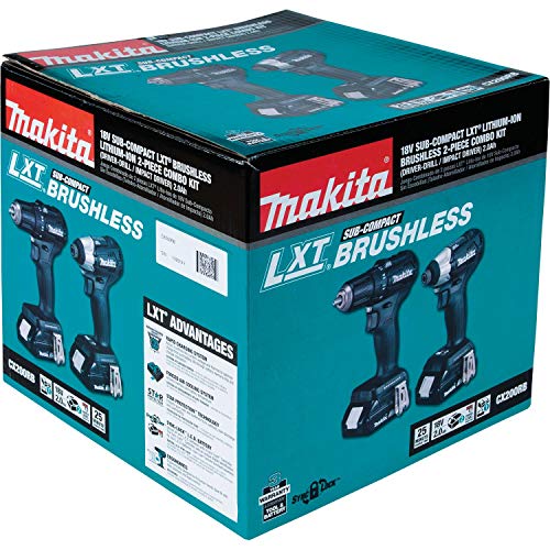 Makita 18V LXT Lithium-Ion Brushless Cordless 2-Pc. Combo Kit - Grip Support Store