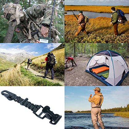 Tactical Glove Clip Braided Paracord - Grip Support Store