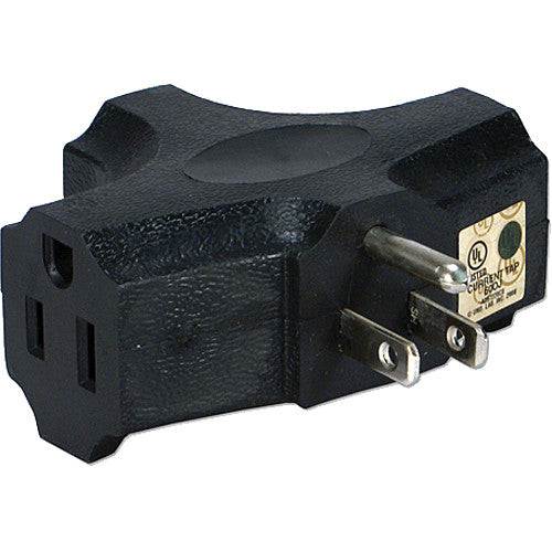 QVS 3-Outlet Grounded Power Outlet Splitter - Grip Support Store