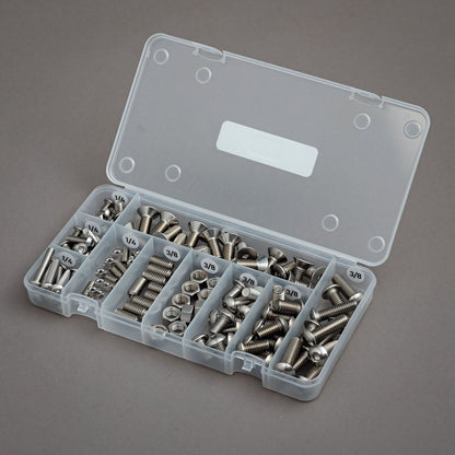 1/4 - 3/8 STAINLESS STEEL BOLT SET