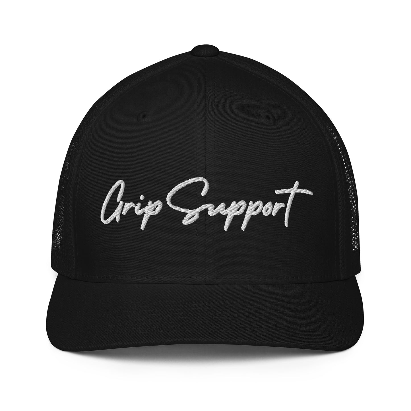 Grip Support Truckers Hat with Flex Fit + Mesh Back