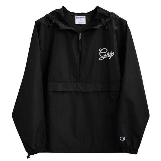 Grip Embroidered Champion Packable Jacket