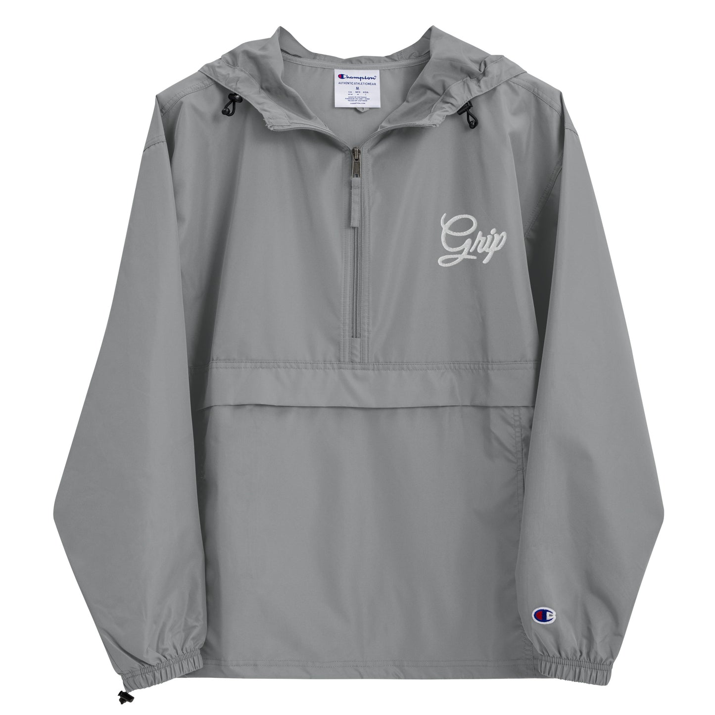 Grip Embroidered Champion Packable Jacket