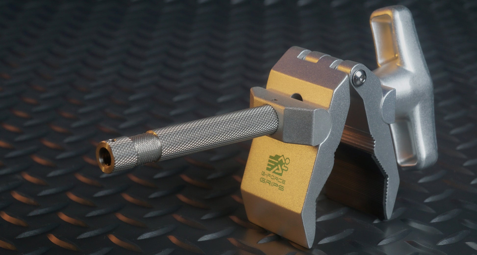 Python Clamp with Steel 5/8 Pin (Clear) - Grip Support Store