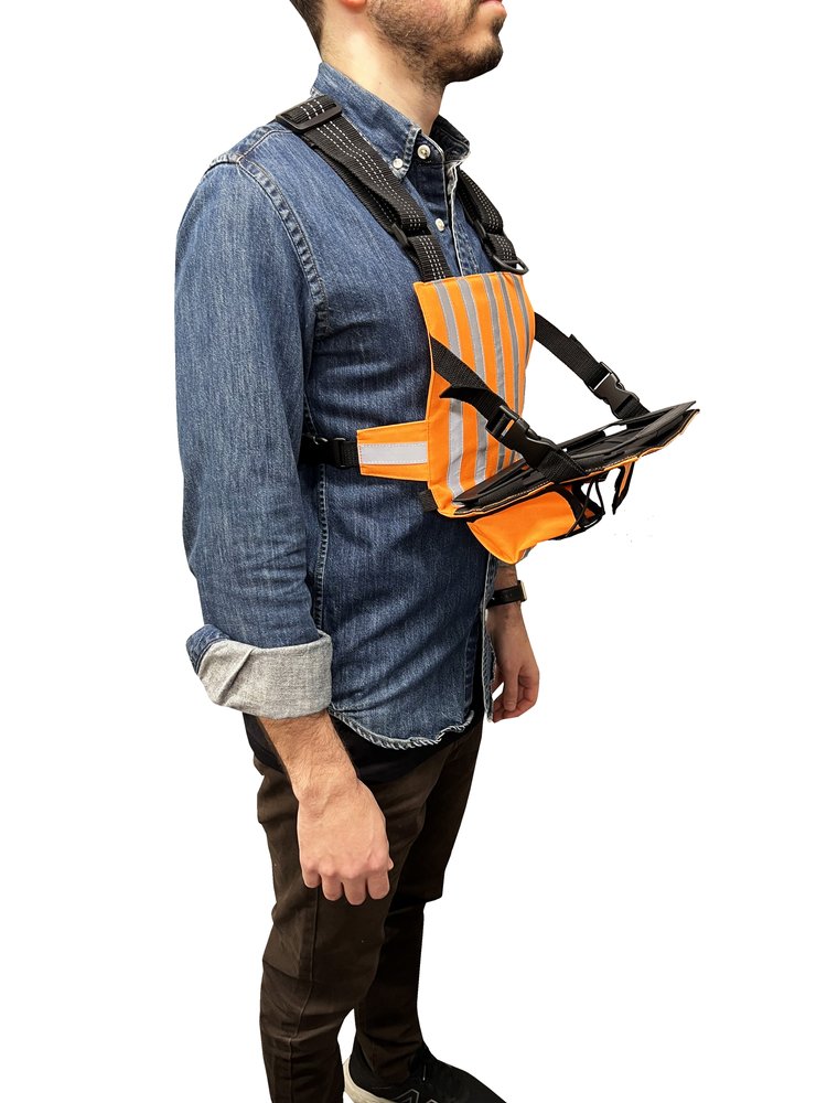 SafeT-HT hi-vis iPad/tablet harness - Grip Support Store