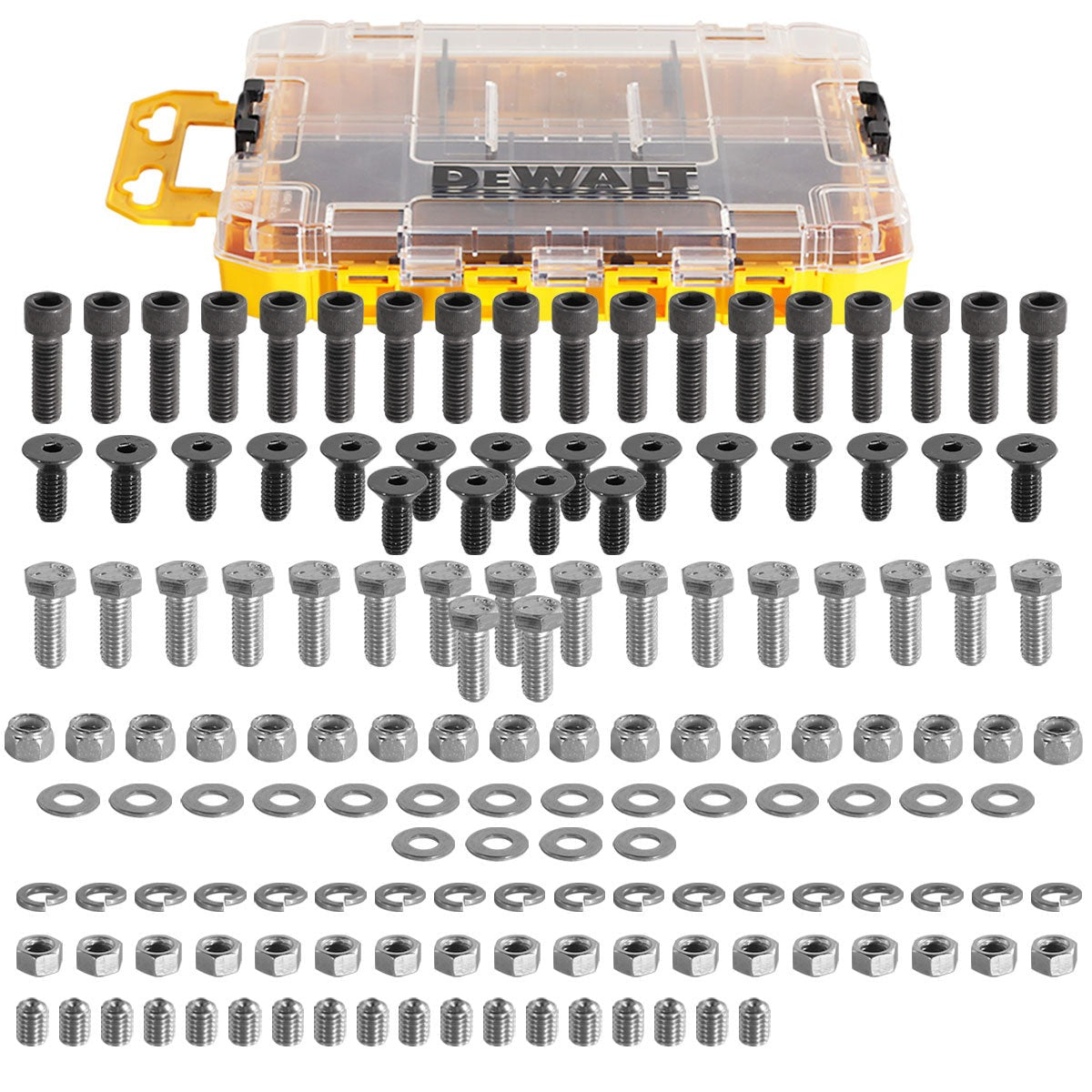 Nuts and Bolts Assortment Kit in DeWalt® ToughCase - Grip Support Store