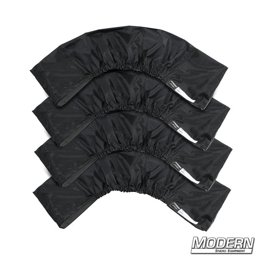 Black Rip Stop Frame Socks (Set of 4) - Grip Support Store