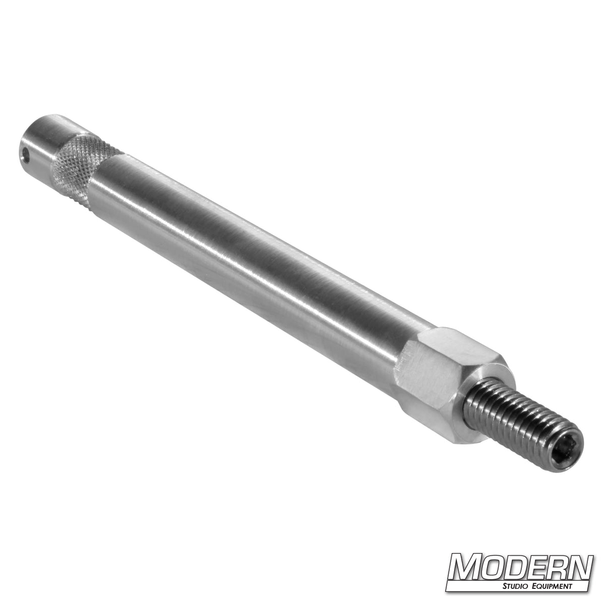 6" Aluminum Baby Pin with 3/8" Male Thread - Grip Support Store