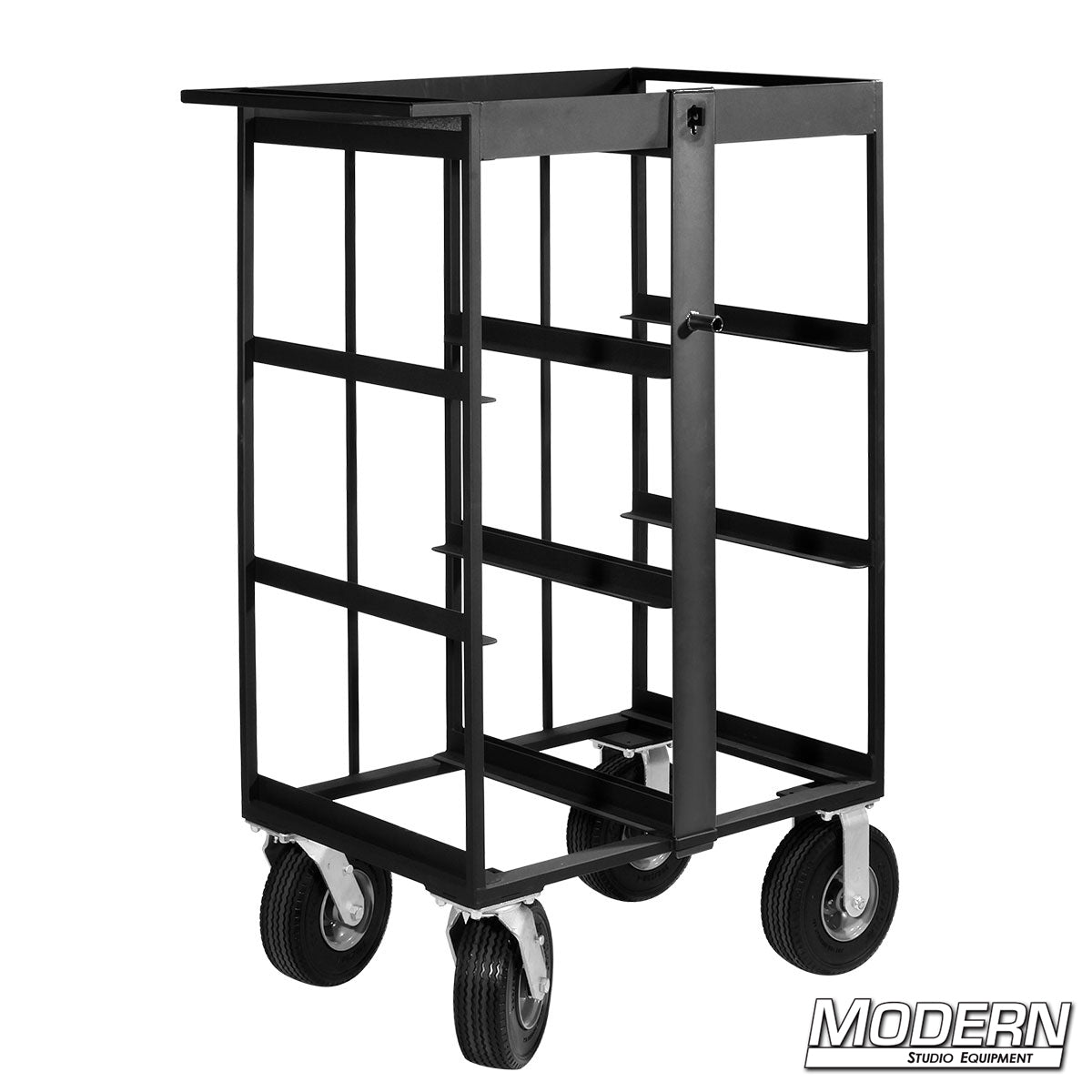 6 Place Milk Crate Cart Complete with Locking Bar - Grip Support Store