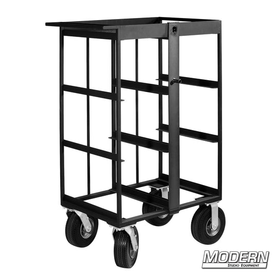 6 Place Milk Crate Cart Complete with Locking Bar - Grip Support Store