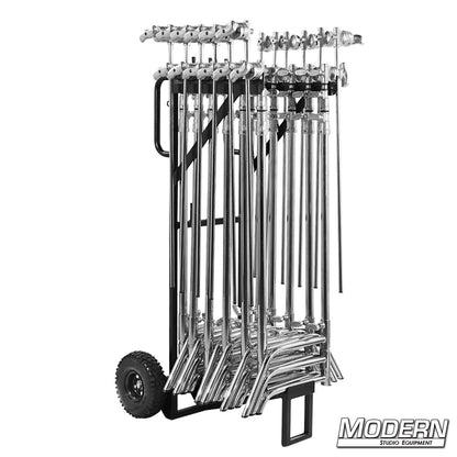C-Stand Cart Complete with 12 C-Stands - Grip Support Store