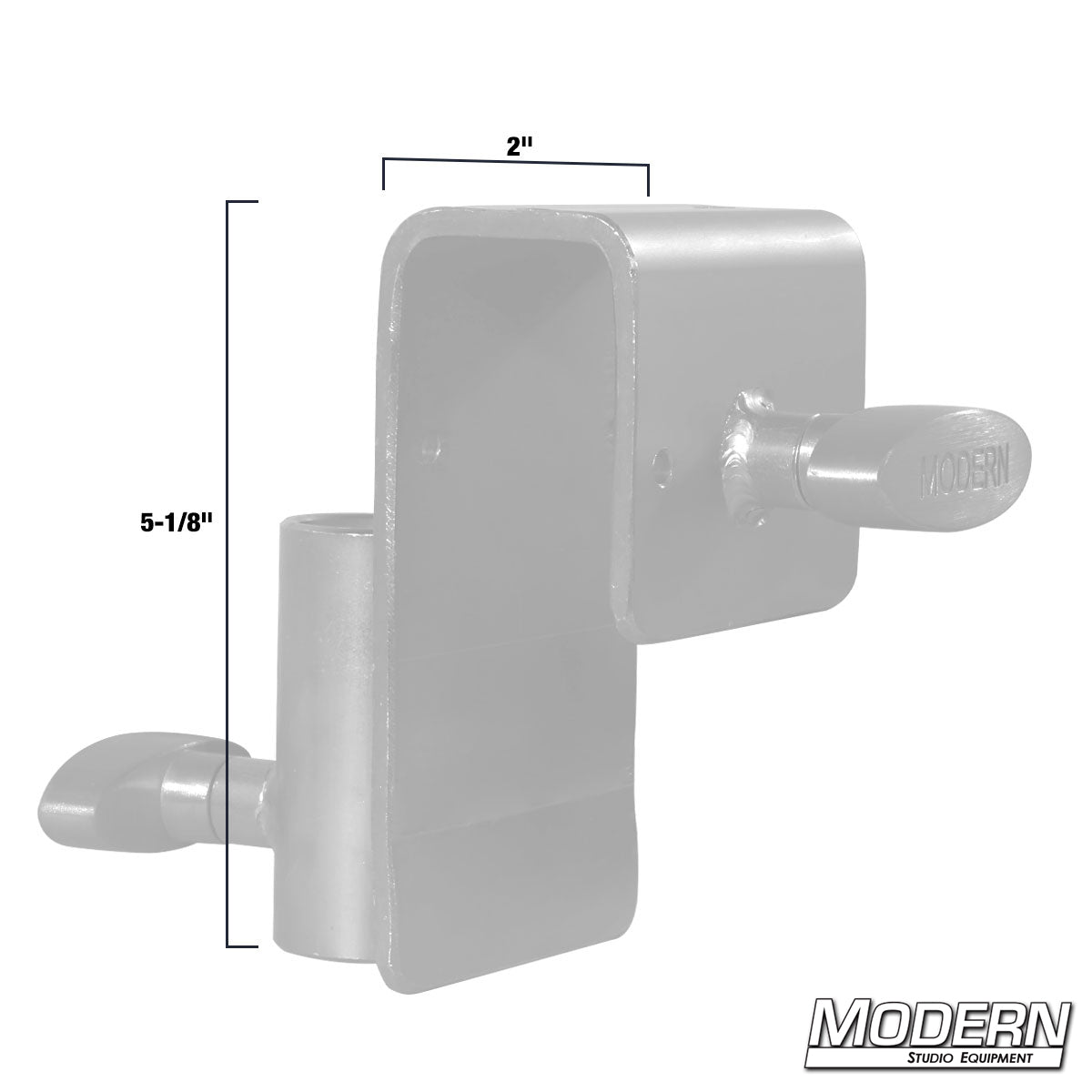 No-Nail Hanger for 2" x 4" or 2" x 6" with 1-1/8" Receiver - Grip Support Store