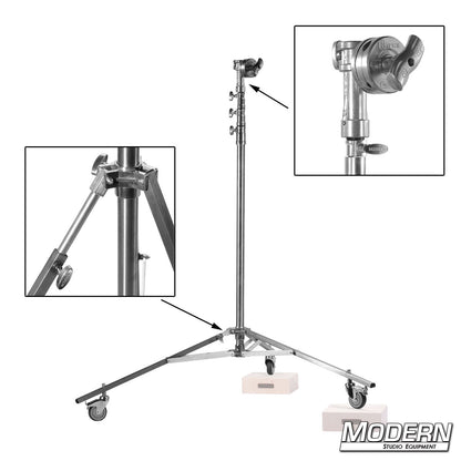 Medium Roller Stand with Rocky Mountain Leg and 4-1/2" Grip Head - Grip Support Store