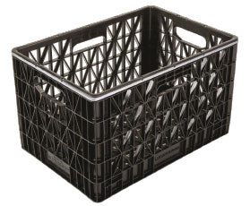 Standard Milk Crate with Metal Band  (24 QT)